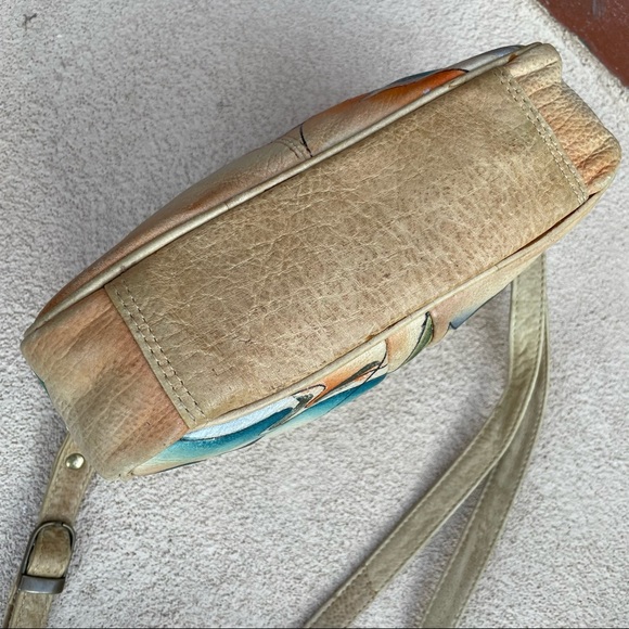 Sam-Sam VTG Artisan Genuine Leather Crossbody/Shoulder Bag - Picture 6 of 9